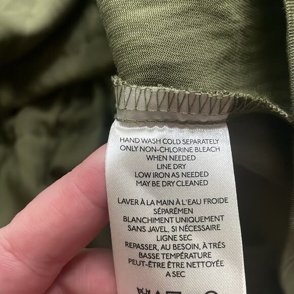 By Anthropologie Oversized Utility Jacket Moss - Picture 13 of 15